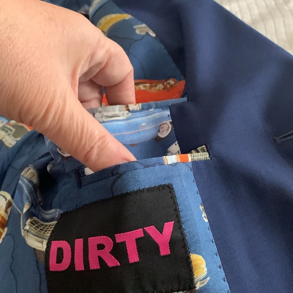 Blue Blazer sz L Worn Few Times - Picture 8 of 8